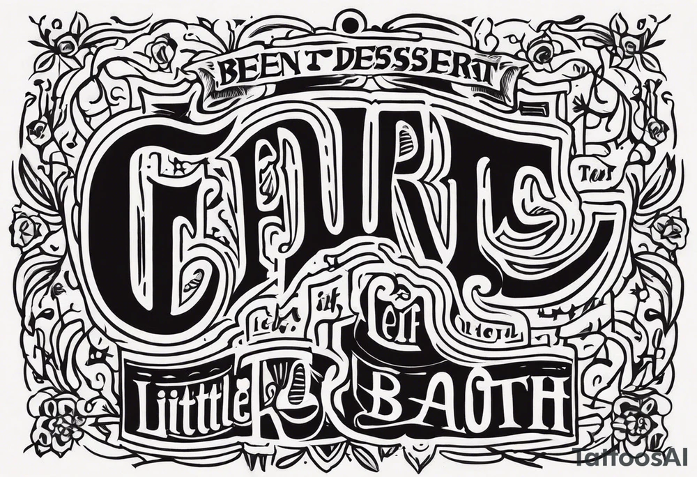 Been dessert litany against fear. Particularly focused on the part “fear is the little death that brings total obliteration” tattoo idea