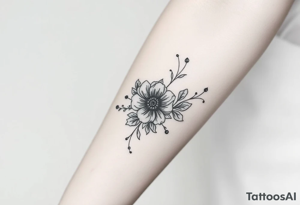 How can I finish my tattoo. I have 2cm apart between my forearm tattoo and my wrist tattoo idea