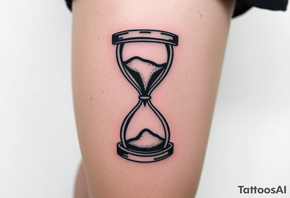 hourglass tattoo idea