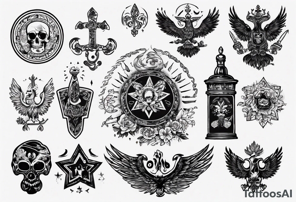russian symbols tattoo idea