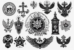russian symbols tattoo idea