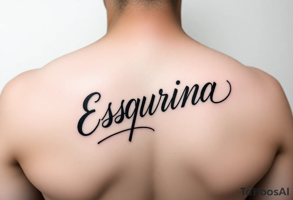 English writing Sabrina esquival perez tattoo idea