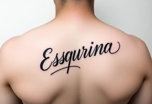 English writing Sabrina esquival perez tattoo idea