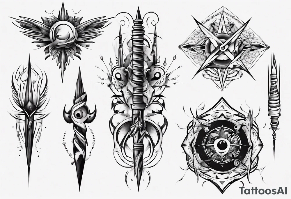 Needle tattoo idea