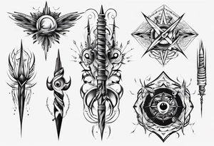 Needle tattoo idea