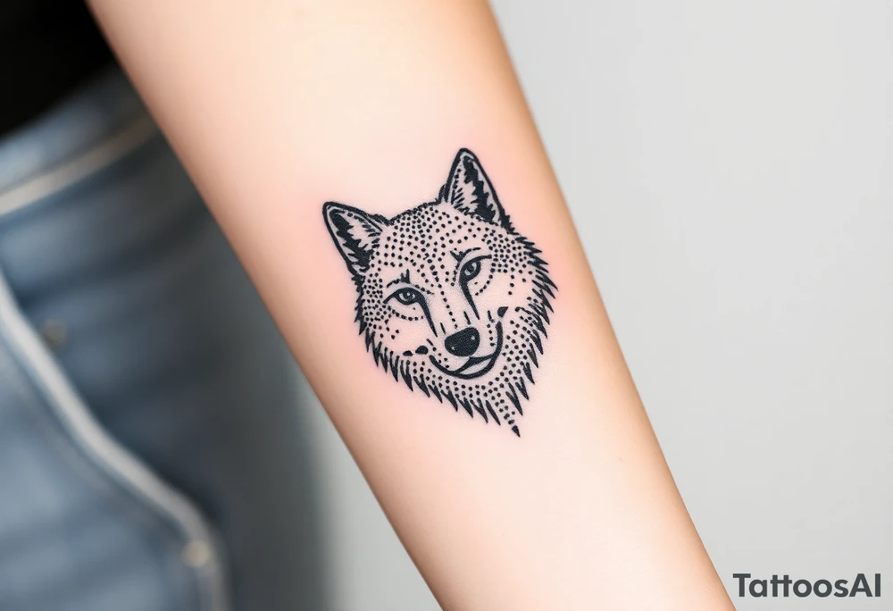 Wolf tattoo idea