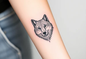 Wolf tattoo idea
