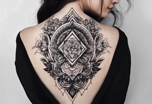 Full Back tattoo covering the whole back design paper tattoo idea