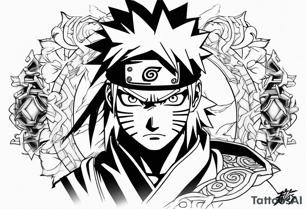 Naruto curse mark release tattoo idea