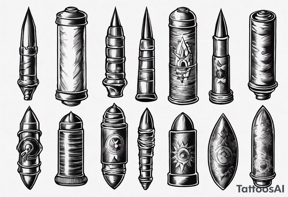 artillery shell tattoo idea