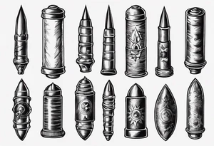 artillery shell tattoo idea