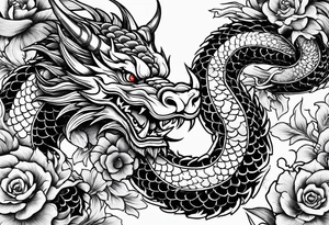 Japonese Dragon tattoo idea