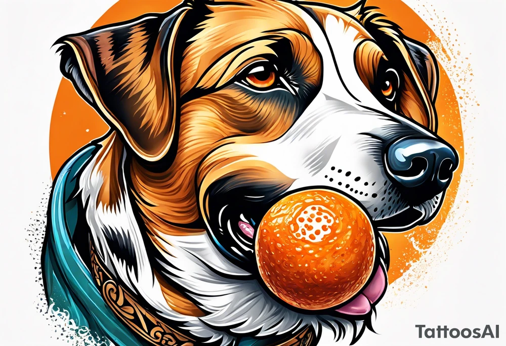 Clementine dog tattoo idea