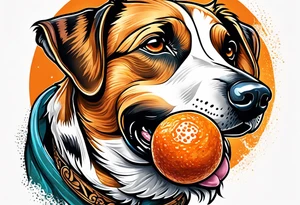 Clementine dog tattoo idea
