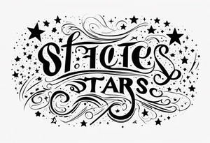 stars tattoo idea