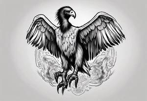 vulture
classic tattoo style tattoo idea