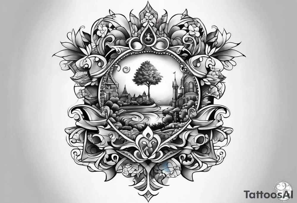 Autism puzzle piece tattoo idea
