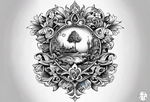 Autism puzzle piece tattoo idea