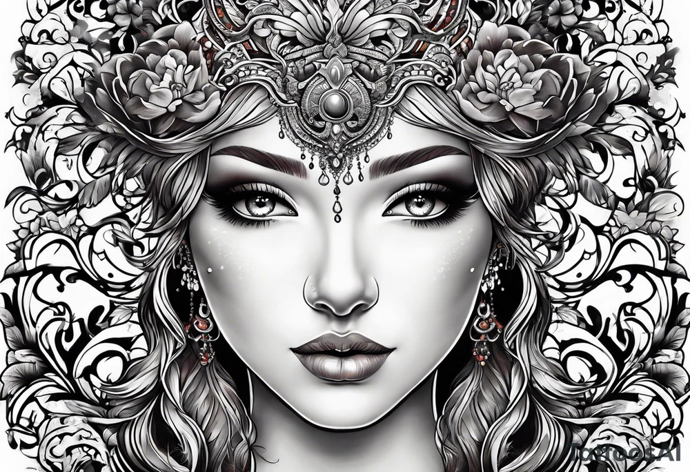 filigree tattoo idea