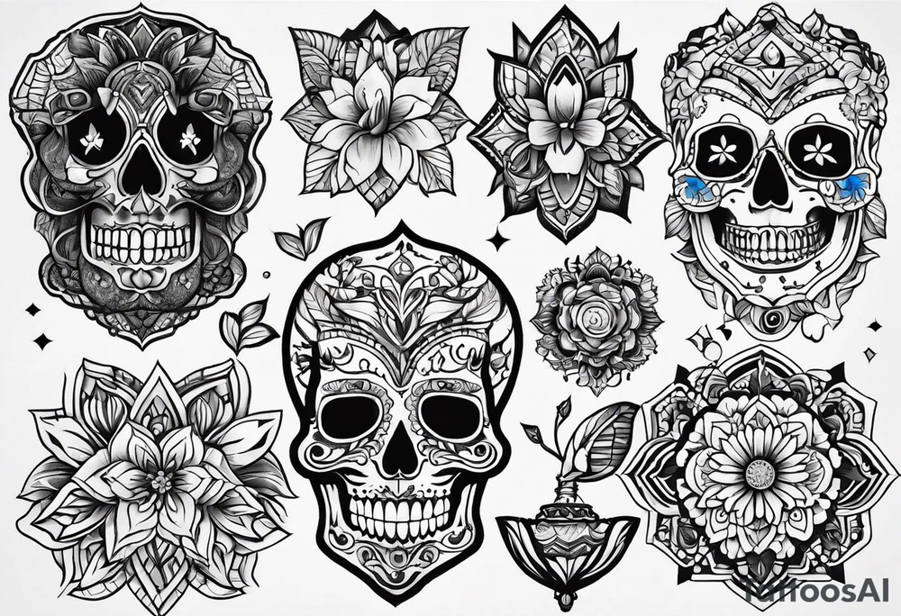 I want a tattoo in honor of my mother and my father that is minimalist and unique. tattoo idea