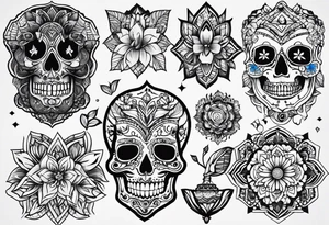 I want a tattoo in honor of my mother and my father that is minimalist and unique. tattoo idea
