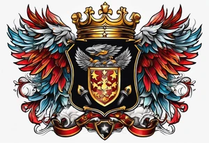 Coat of arms tattoo idea