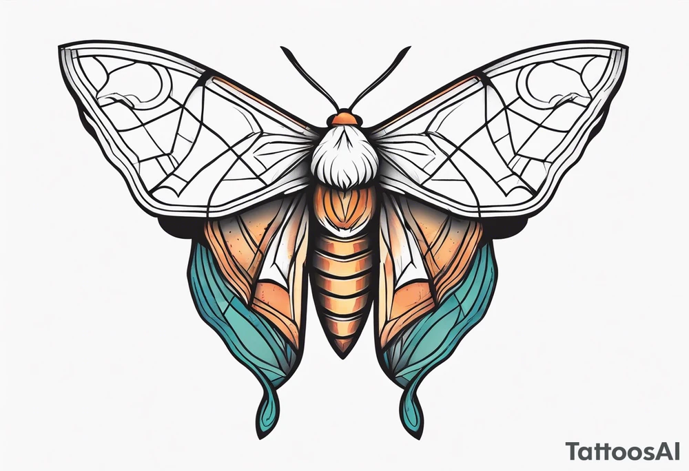 moth tattoo idea