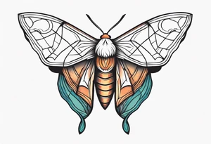 moth tattoo idea