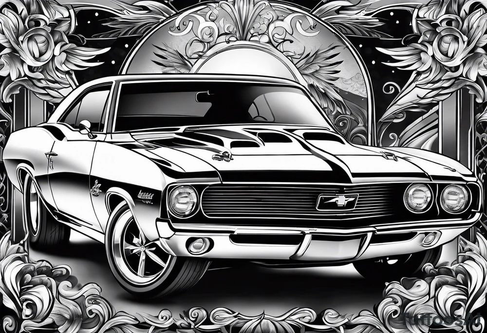 classic old school
Muscle cars tattoo idea