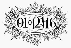 31.8742° N, 91.1366° W, with very simple ivy vines on both sides. tattoo idea