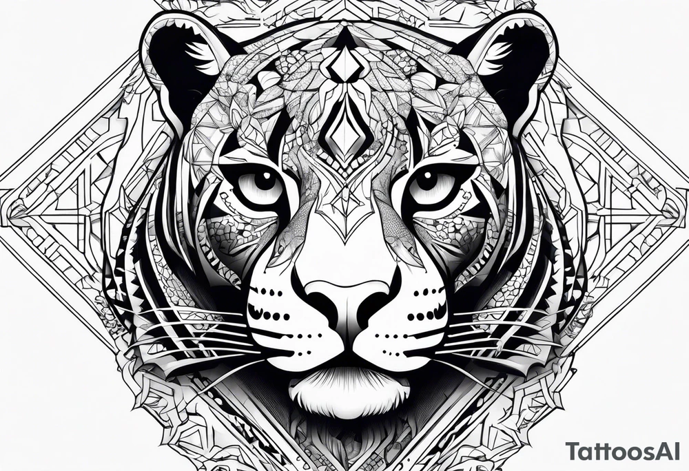 Jaguar tattoo idea