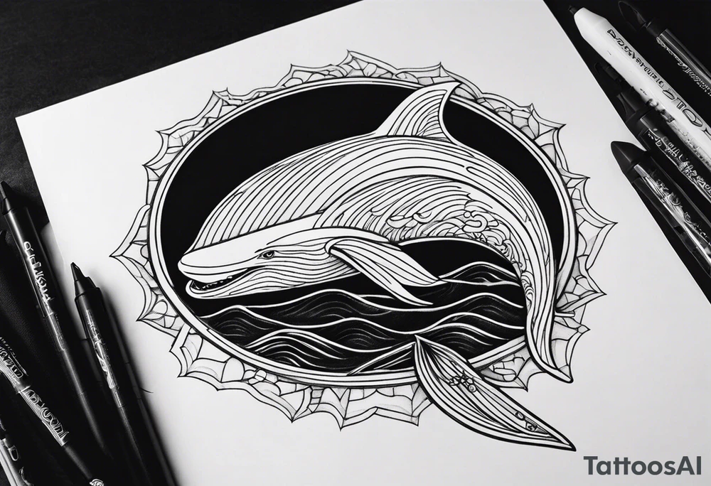 Create a tattoo wifi à dark whale tattoo idea