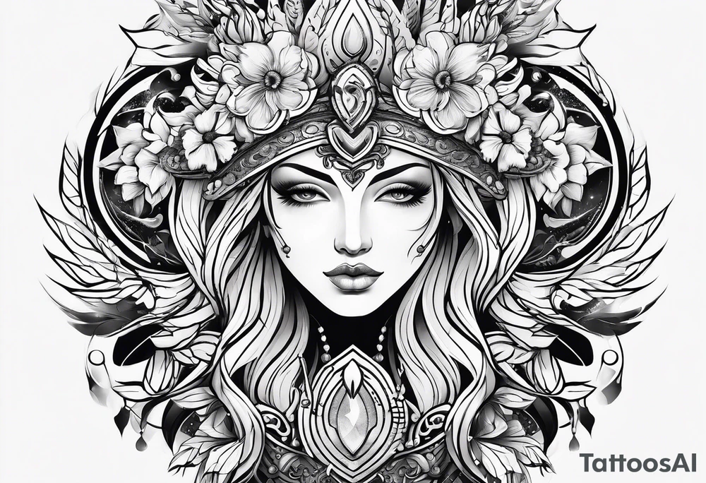 Virgo symbol tattoo idea