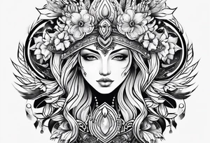Virgo symbol tattoo idea