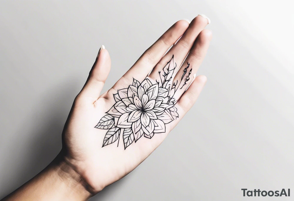 hand tattoo tattoo idea