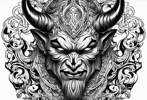 devil tattoo for the chest tattoo idea