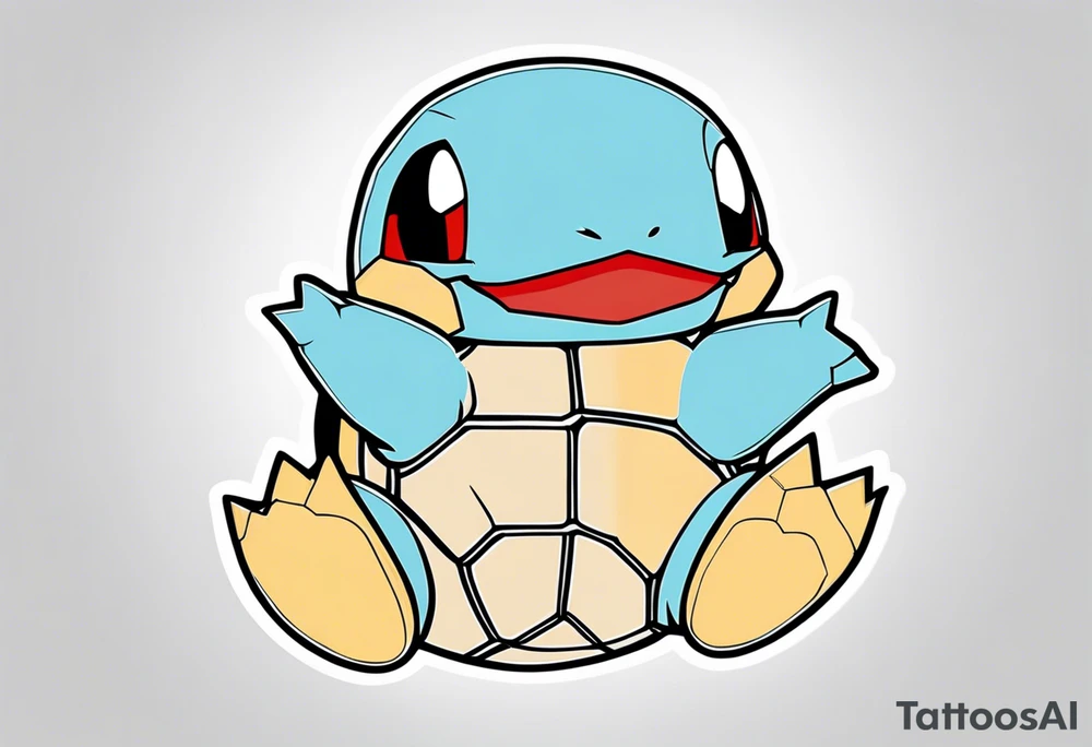 Squirtle tattoo idea
