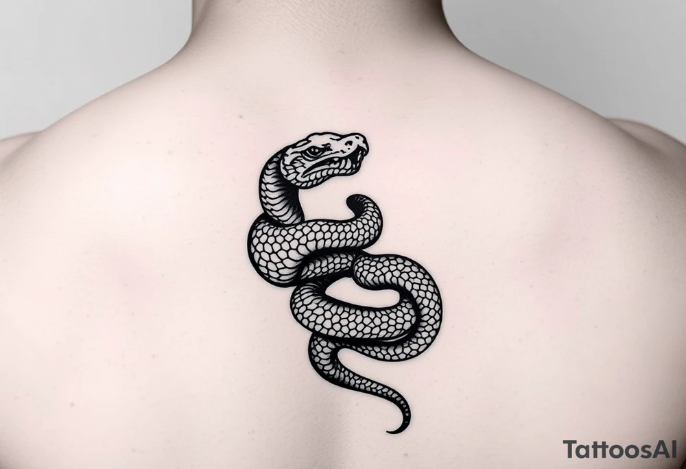 snake wrapped around wrist tattoo idea