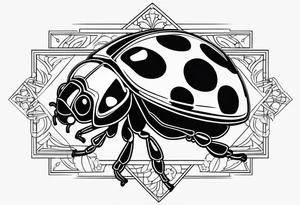 Ladybug tattoo idea