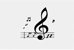 Only one music note with date 18.12.18 and a quote “Don’t wanna cry, but I break that way” tattoo idea