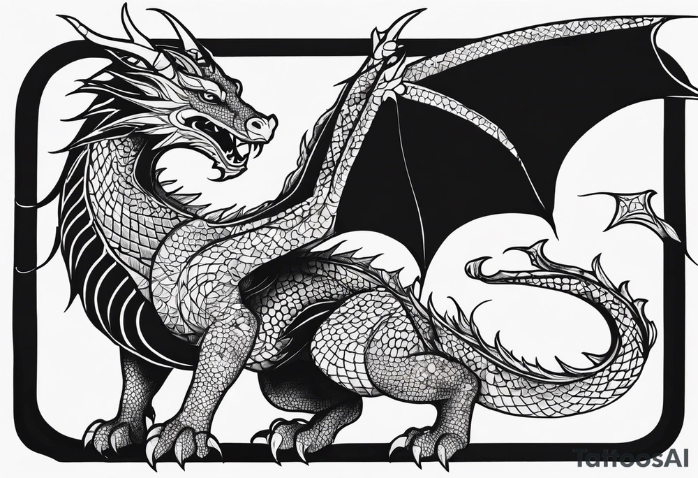 dragon tattoo idea