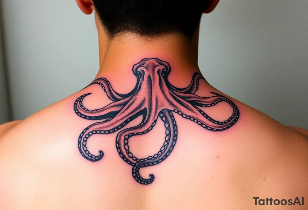 Colorful Octopus tattoo idea