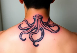 Colorful Octopus tattoo idea