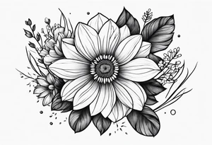 Wildflower, forearm tattoo idea