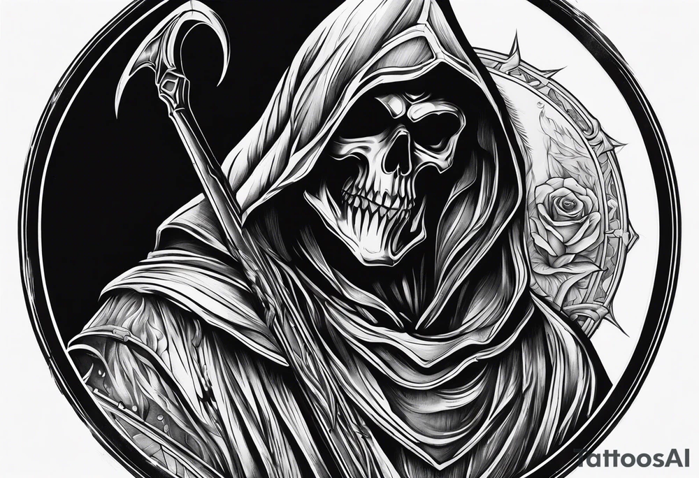 Grim reaper tattoo idea