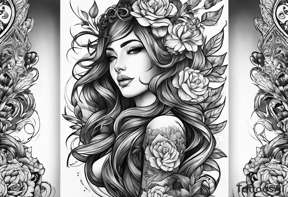 Sleeve tattoo idea