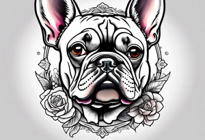 French Bulldog tattoo idea