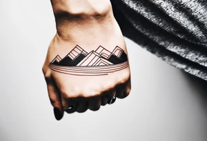 Wrist bracelet tattoo idea