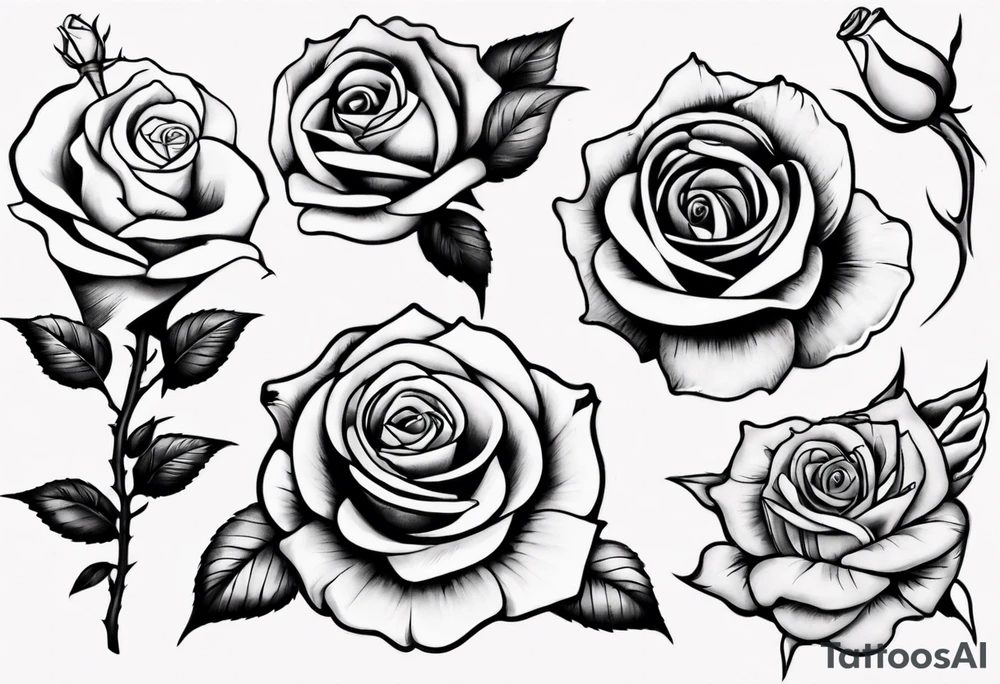 Rose hand tattoo tattoo idea
