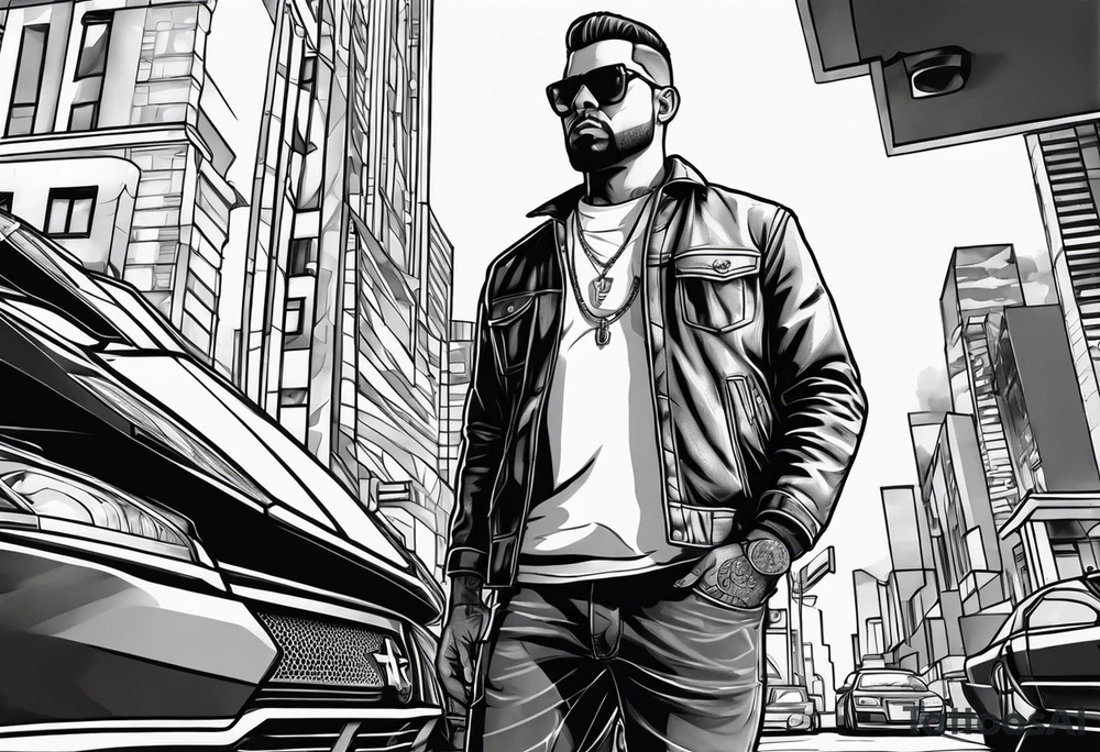 Grand theft auto tattoo idea
